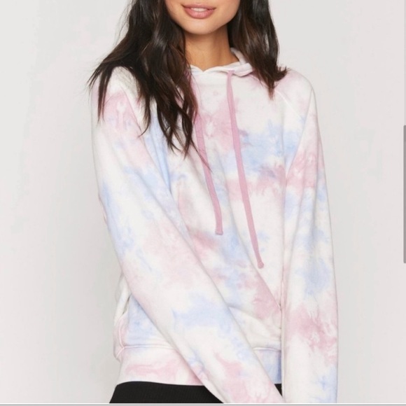 SPIRITUAL GANGSTER Dove Love Classic Raglan Tie Dye Hoodie - Picture 3 of 9